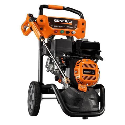 Any hose longer than 50 feet will allow too large of a <b>pressure</b> drop to properly supply the pump with water. . Generac 3000 psi pressure washer manual